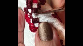 Hardanger Part 3. Cutting, weaving, doves eye and cutting out your finished piece