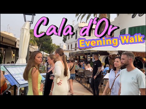Cala d‘Or🌴🏖️MALLORCA island🩷NEW! Evening Walk 2025 TOP 🇪🇸spain #mallorca #british #travel