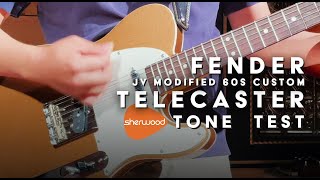 Video thumbnail for Fender JV Modified 60s Custom Telecaster Demo - Sherwood Music by Sherwood Music