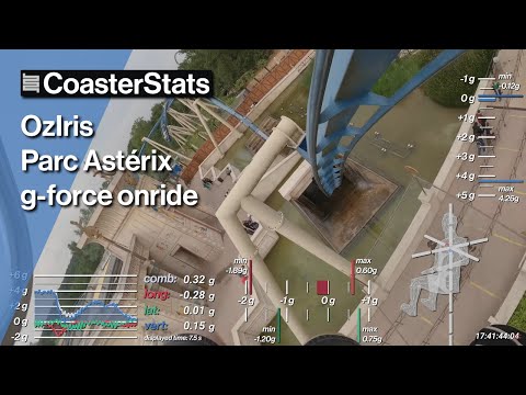 OzIris g-force onride - Parc Astérix [4K 60FPS]