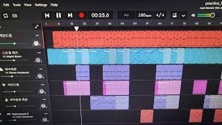 [Shorts / Music] 자작곡/그동안 조금씩 찍어가던 비트/중간 테스트 #shorts