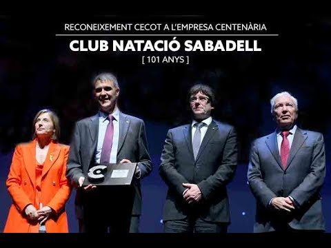 El Club Natació Sabadell, empresa centenària de la 23a edició dels Reconeixements Cecot