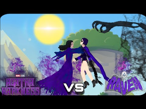 AGATHA VS RAVEN (drawing cartoons 2)