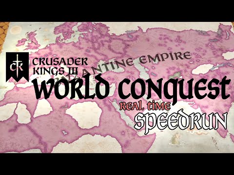 CK3 WC Speedrun: One lifetime, no glitches, and a lot of kingdom conquests (1.12.5)