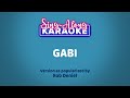 Gabi - Rob Deniel (Karaoke version)