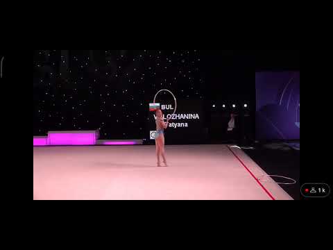 Tatyana VOLOZHANINA BULGARIA - HOOP Final - Miss Valentine GRAND PRIX TARTU 2023