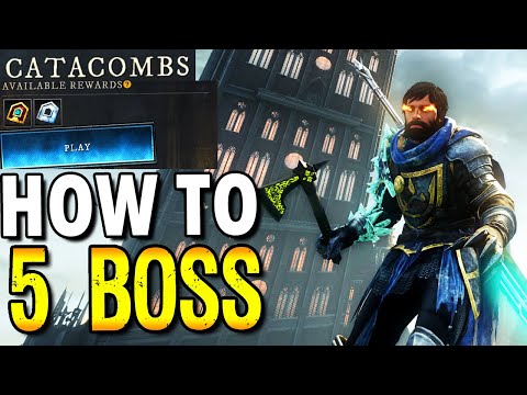 How TO solo Catacombs And clear 5 BOSSES In New World Aeternum!