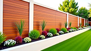 100 Trendy Garden Fence & Backyard Wall Designs for 2025 | Stunning Modern Home Exterior Ideas