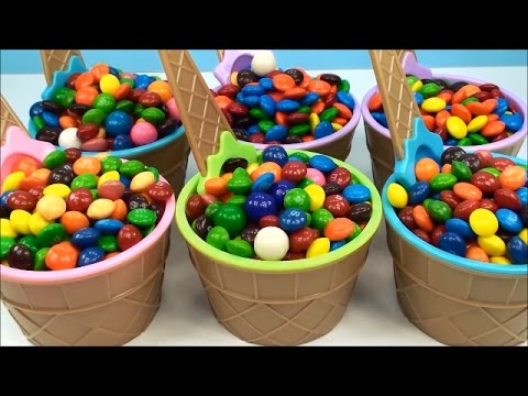Candy Ice Cream Bowl Surprises Finding Dory Toys for Kids Fun Playing Toy Video