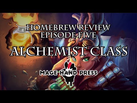 Homebrew Review | Alchemist Class by Mage Hand Press (featuring Designer Mike Holik)