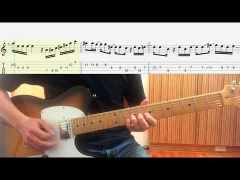 Sunset Rollercoaster - My Jinji (Solo cover with tab)