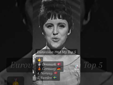 Eurovision 1963 My Top 5 #eurovisionsongcontest #eurovision #eurovision1963