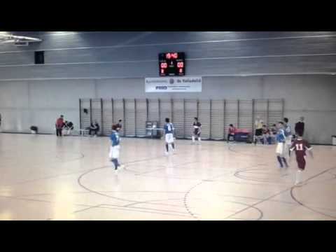 Gol de Mario (0-1) en el Valladolid FS vs III Textiles Acosta (21/2/2015)