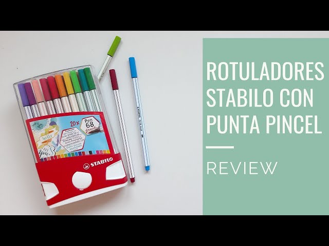 Vídeo relacionado con STABILO - Rotulador premium - Pen 68 - Pack de 10 - negro