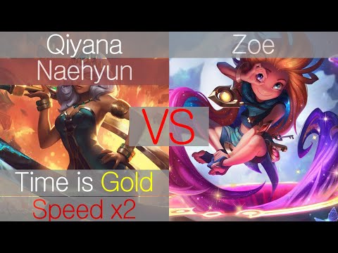 [2배속] 그리핀 미드 내현 키아나 vs 조이 / Speed x2 Griffin MID Naehyun Qiyana vs Zoe / lol 리그오브레전드 상대법 프로게이머 라인전