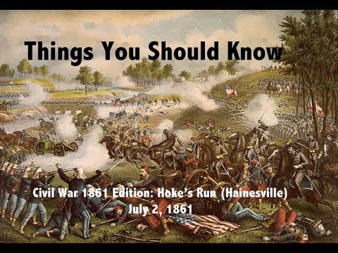 1861-14 Battle at Hoke's Run (July 2nd, 1861)