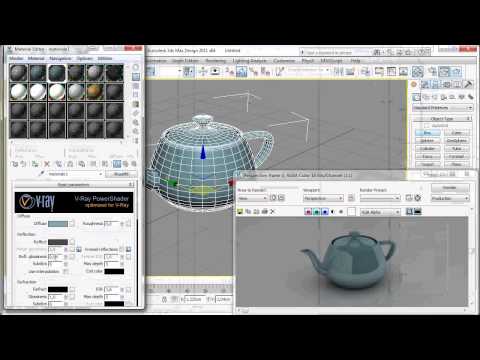 Video Corso Autodesk 3ds Max tutorial 20 - Materiali V-Ray