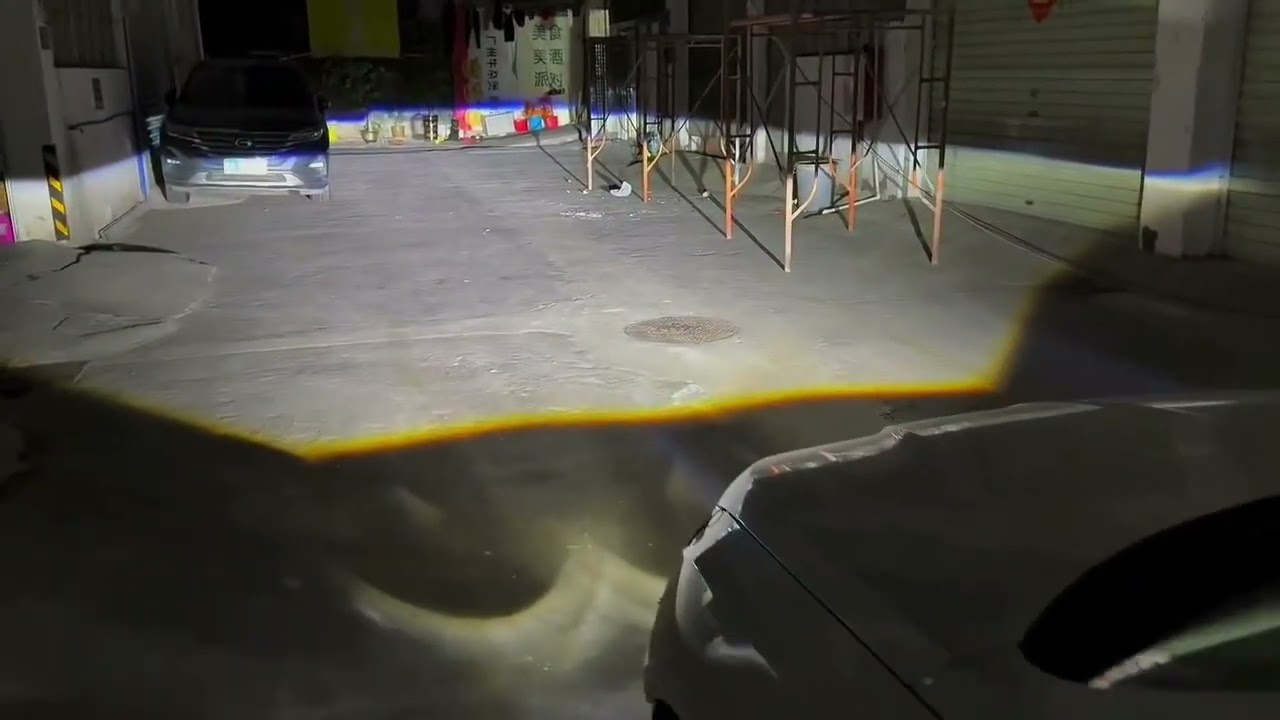 TUFFOO 2 Pcs P60 Mini H4 Bi LED Projector Headlight