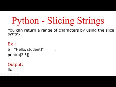 String Slicing In Python Python String Indexing In Hindi 13