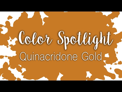 Color Spotlight: Quinacridone Gold / Watercolor Color Profile