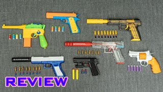 REVIEW Cheap Amazon Toy Foam Pistols  Group Review