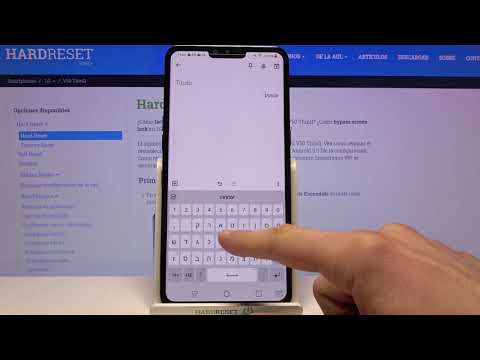 Cómo cambiar el teclado en LG V50 ThinQ - configurar el idioma del teclado