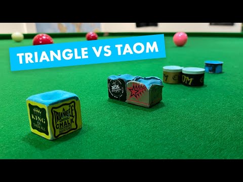 Snooker/Pool Chalk Review - TRIANGLE vs TRIANGLE PRO vs TAOM SOFT vs TAOM PYRO - Which is Best?