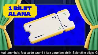 Sinema bileti 90 TL! Üstelik 1 bilet alana 1 bilet hediye.