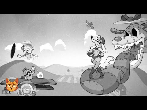 Cuphead DLC - The Howling Aces Doggone Dogfight  Boss Fight Gameplay! (The Delicious Last Course)
