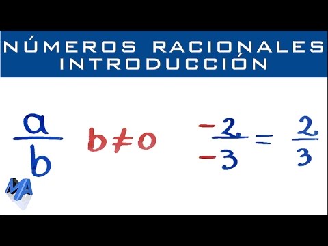 Introducción a los números racionales | fracciones positivas o negativas