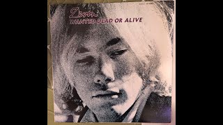 Warren Zevon - Wanted Dead Or Alive (1970) [full album vinyl rip]
