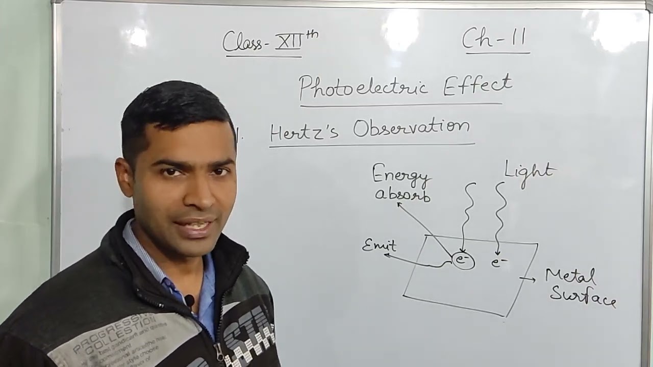 Photoelectric Effect : Hertz's and Lenard's Observations, NCERT Physics Class 12