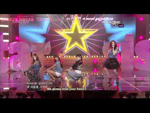 [Vietsub + R + H] 100604 SISTAR - Push Push (Debut Stage)