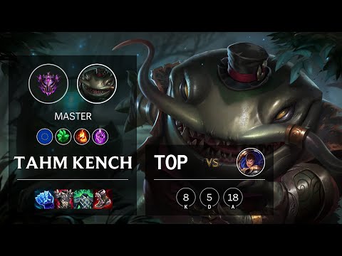 Tahm Kench Top vs Garen - EUW Master Patch 11.18