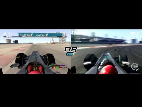 Codemasters F1 2010 vs. F1 2011 | Bahrain | Michael Schumacher