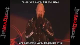 Judas Priest - Eat Me Alive [LIVE] Subtitulada en español (Lyrics)