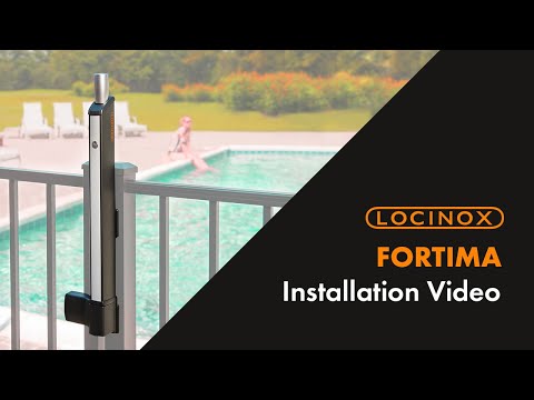 Locinox FortiMa Child or Pool Safety Gate Latch Strong Magnet for Square Gate Frame