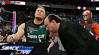 WWE 2K17 Custom Story: Brock Lesnar Turns on Paul Heyman ft. Mysterious Man & AJ Styles - Part 3