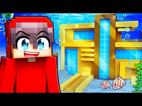 $1 vs $1,000,000 Minecraft Underwater Build Battle!