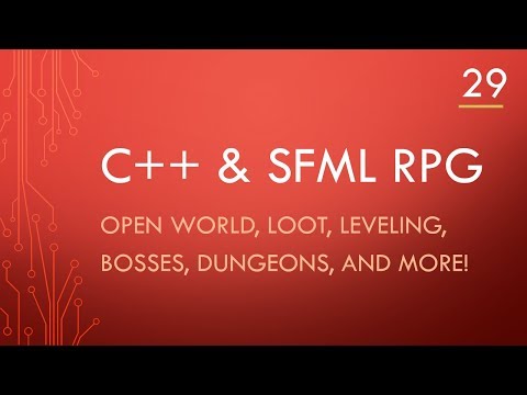 C SFML | Open World RPG 29 | Multiple animations and a nice texture sheet