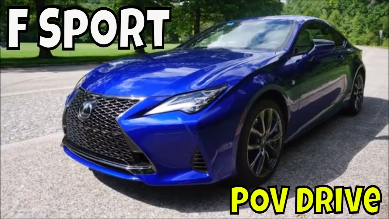 2022 Lexus RC350 F Sport Review POV Drive