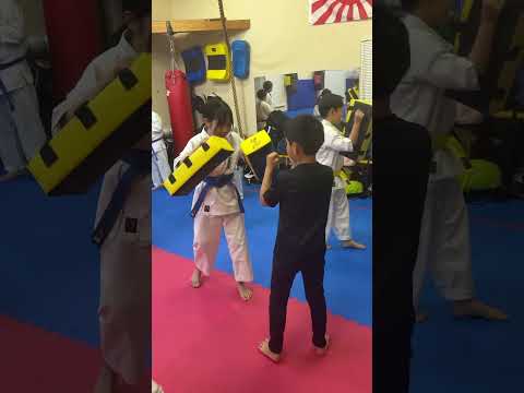 可愛いミット稽古 #武道塾 #mma