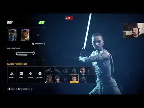 Star Wars Battlefront II Launch MP pt22 - Great Performance! Except For Rey, lol