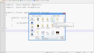 How to run applet program | Hello Word Java Program | Java Tutorial