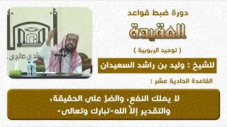 صورة لايملك النفع والضر على الحقيقة والتقدير الا الله