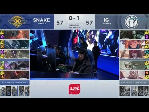 IG vs SS Highlights Game 2 LPL Spring 2019 W3D3 Invictus Gaming vs Snake Esports