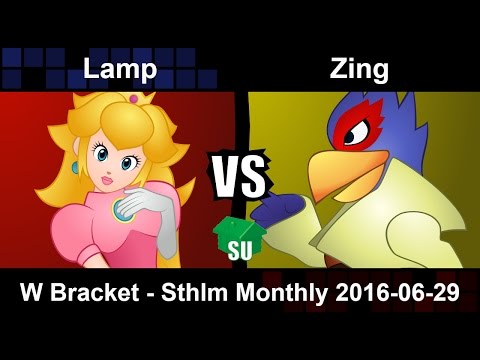 Lamp (Peach) vs Zing (Falco) - Winners Bracket Sthlm Monthly 2016-06-29