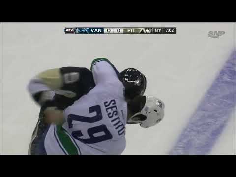 Tom Sestito vs Deryk  Engelland Oct,19 2013