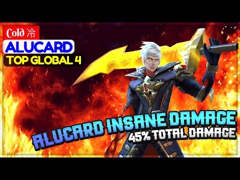 Alucard Insane Damage, 45% Total Damage [ Top Global 4 Alucard ] Cold 冷 Alucard Gameplay And Build