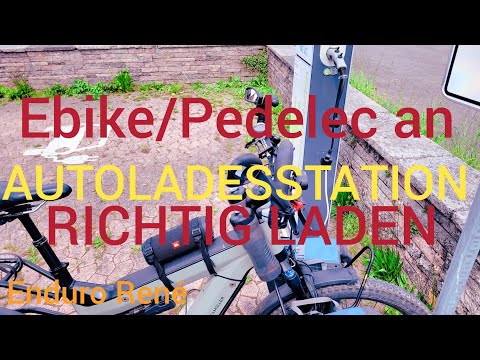 Charging an e-bike/pedelec at a car charging station explained in detail!